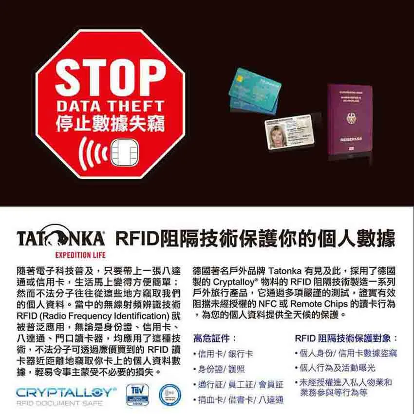 德國防讀資料卡片包 Card Holder RFID