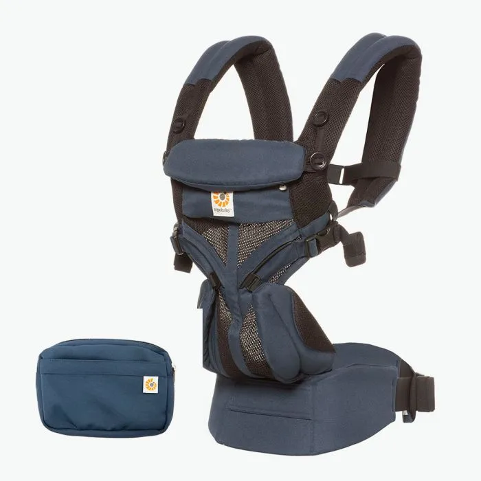 [10 year local warranty] Ergobaby Omni 360 Cool Air Mesh Baby Carrier - Raven