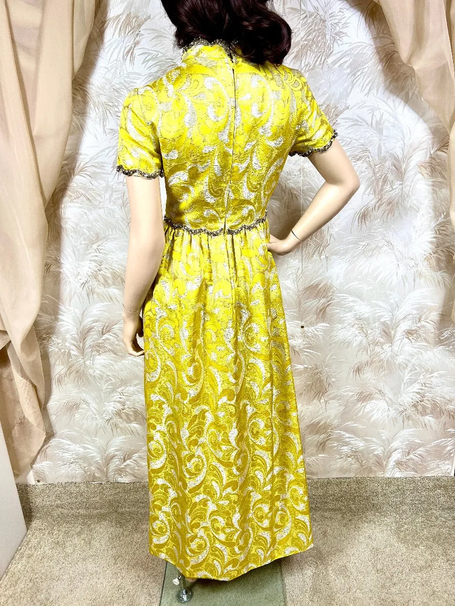 1960's Oscar de la Renta Ornate Gown