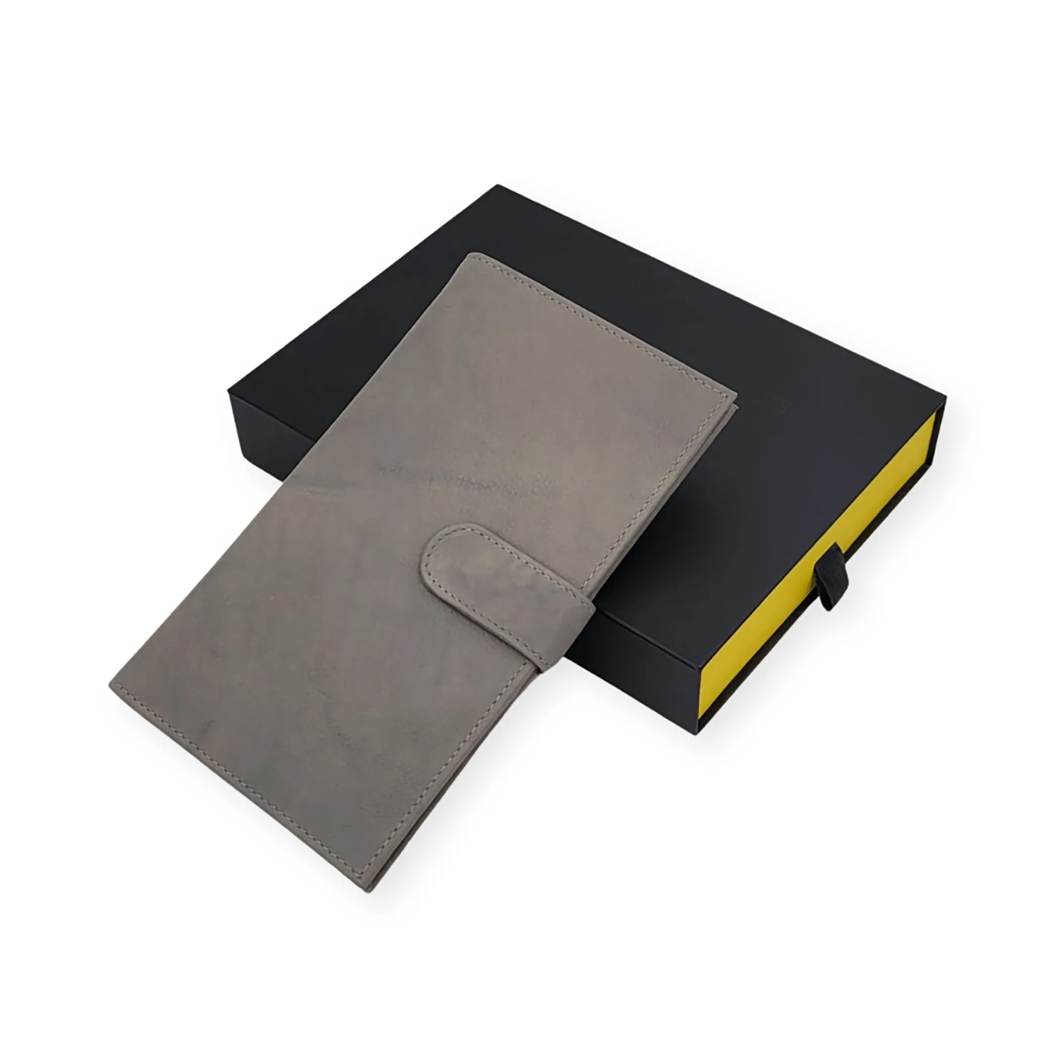 AG Wallets RFID Snap Close Full Grain Napa Cowhide Leather Credit Card Organizer Long Wallet, Holds Up To 20 Cards, 2 Side Cash Slots