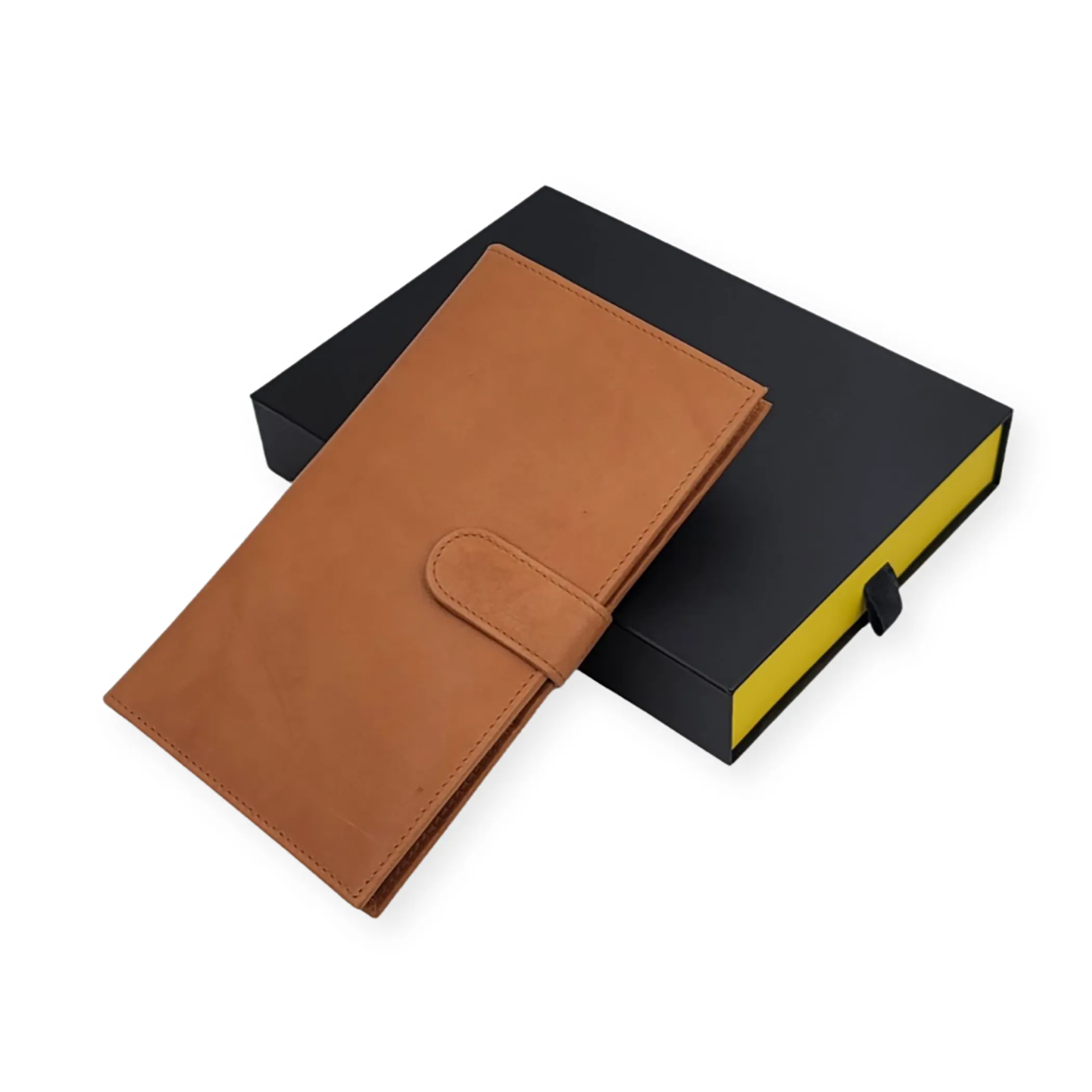 AG Wallets RFID Snap Close Full Grain Napa Cowhide Leather Credit Card Organizer Long Wallet, Holds Up To 20 Cards, 2 Side Cash Slots