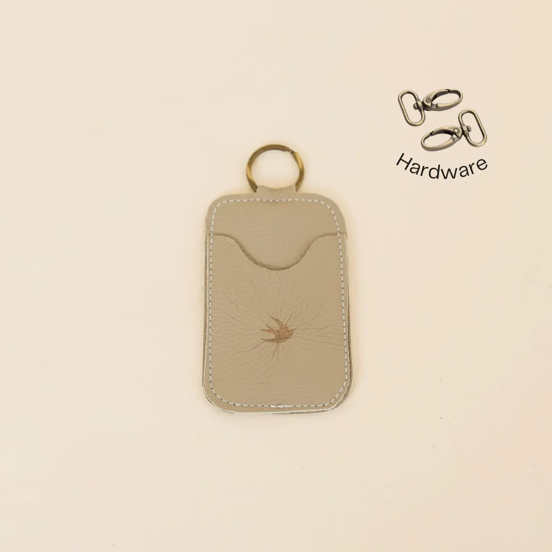 All Leather Keychain Cardholder