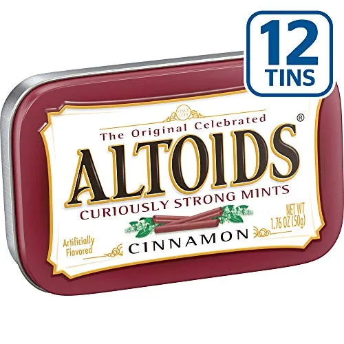 Altoids Cinnamon Mints, 1.76 ounce (12 Packs)