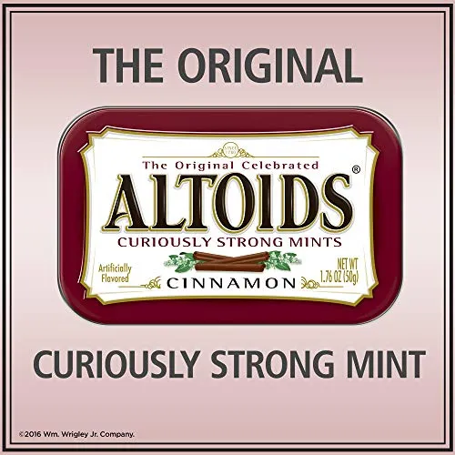 Altoids Cinnamon Mints, 1.76 ounce (12 Packs)
