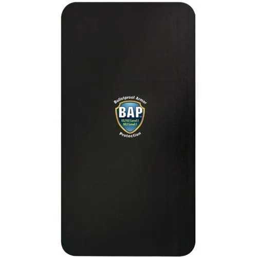 BAP™ Level 1 Bullet Resistant Ballistic Plate Large 10 x 19