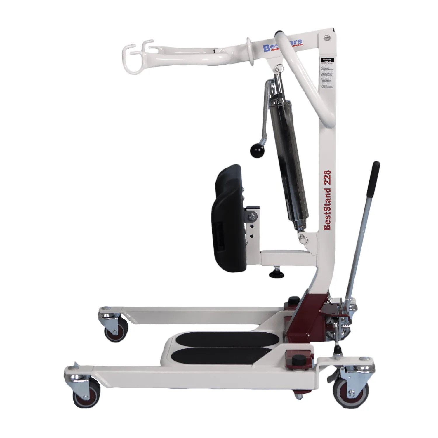 Bestcare SA228H Affordable Compact Hydraulic Stand Assist (Sit-to-Stand) Patient Lift 500lb