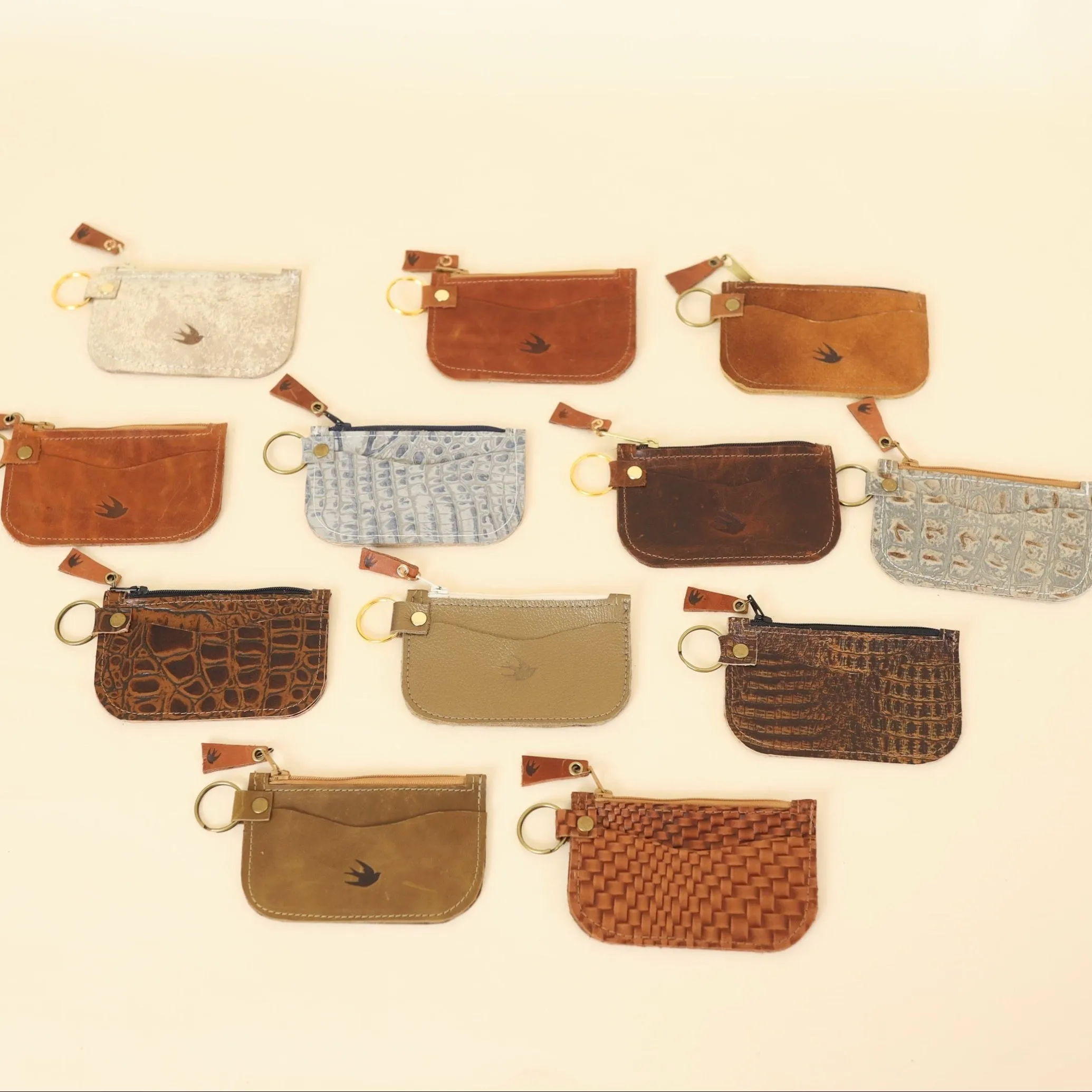 Bishop Key- Coin and Card Pouch - Multiple Options