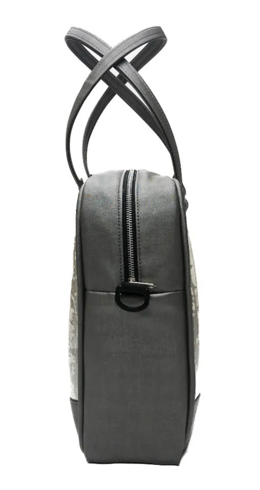 Briefcase in silver trees
