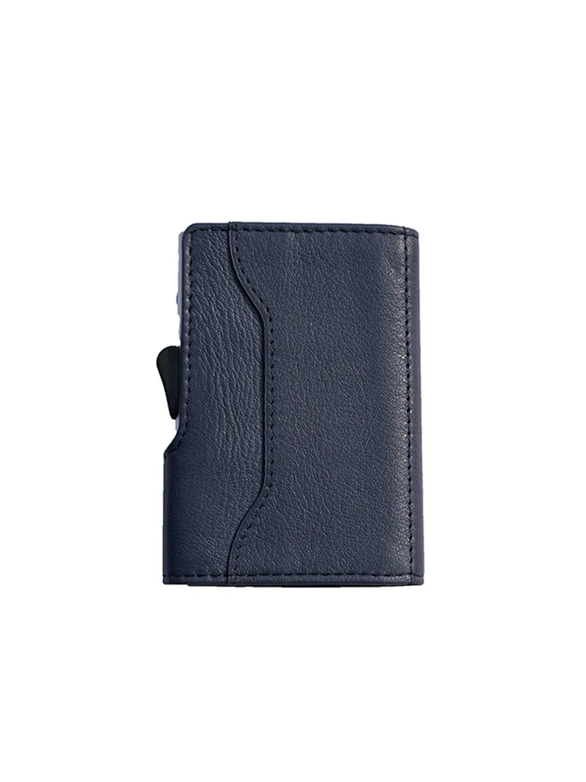 C-Secure Italian Leather RFID Wallet Blu Marino