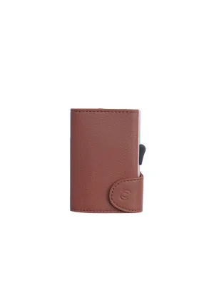 C-Secure Italian Leather RFID Wallet Bruciato