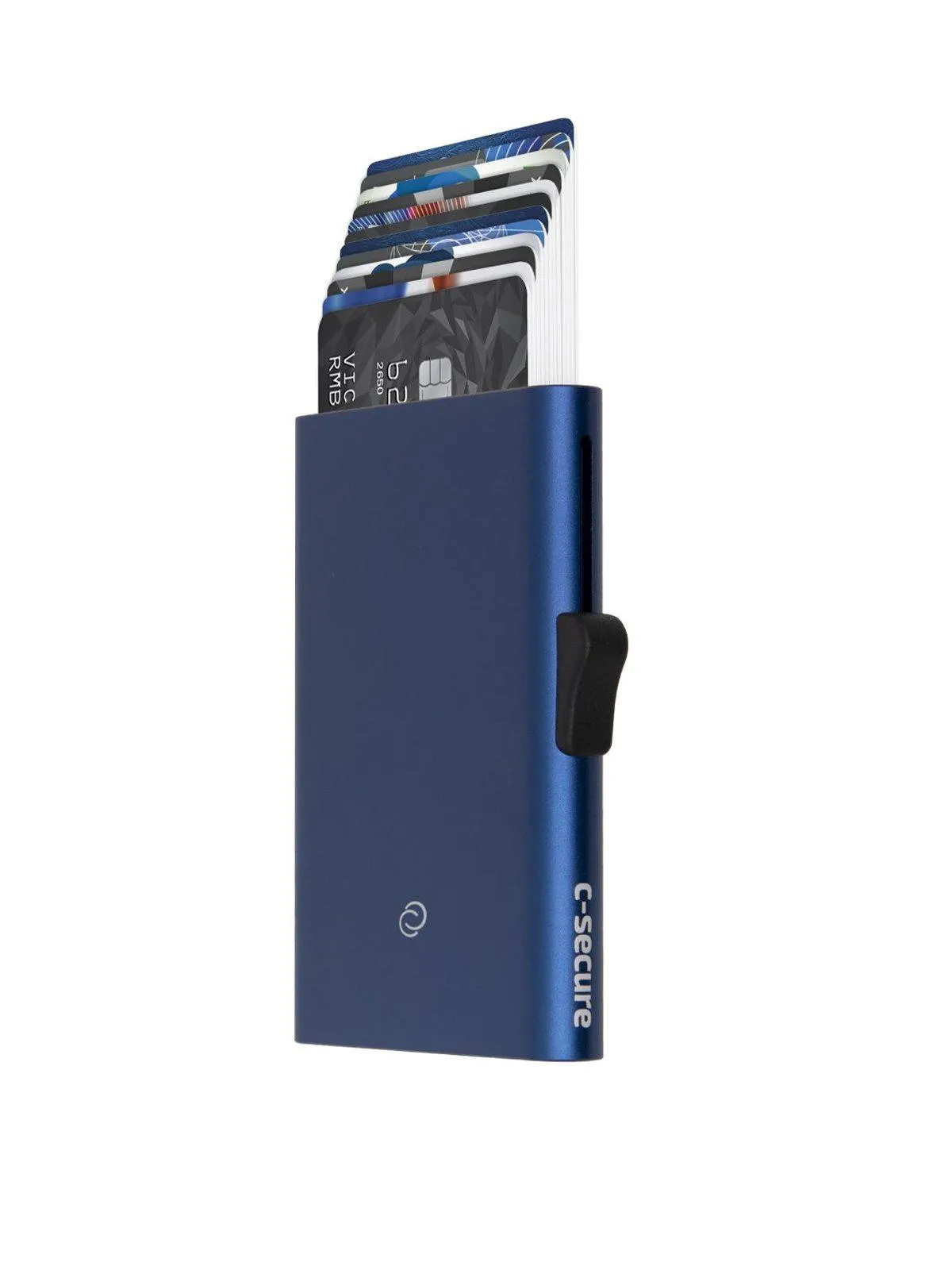 C-Secure XL Aluminium RFID Cardholder Blue