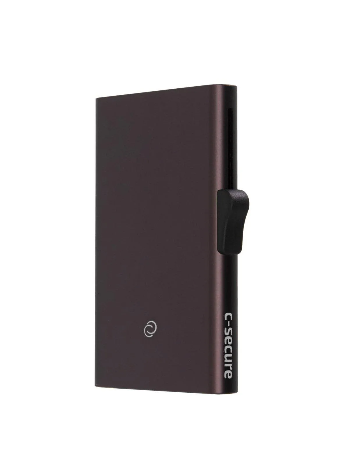 C-Secure XL Aluminium RFID Cardholder Brown
