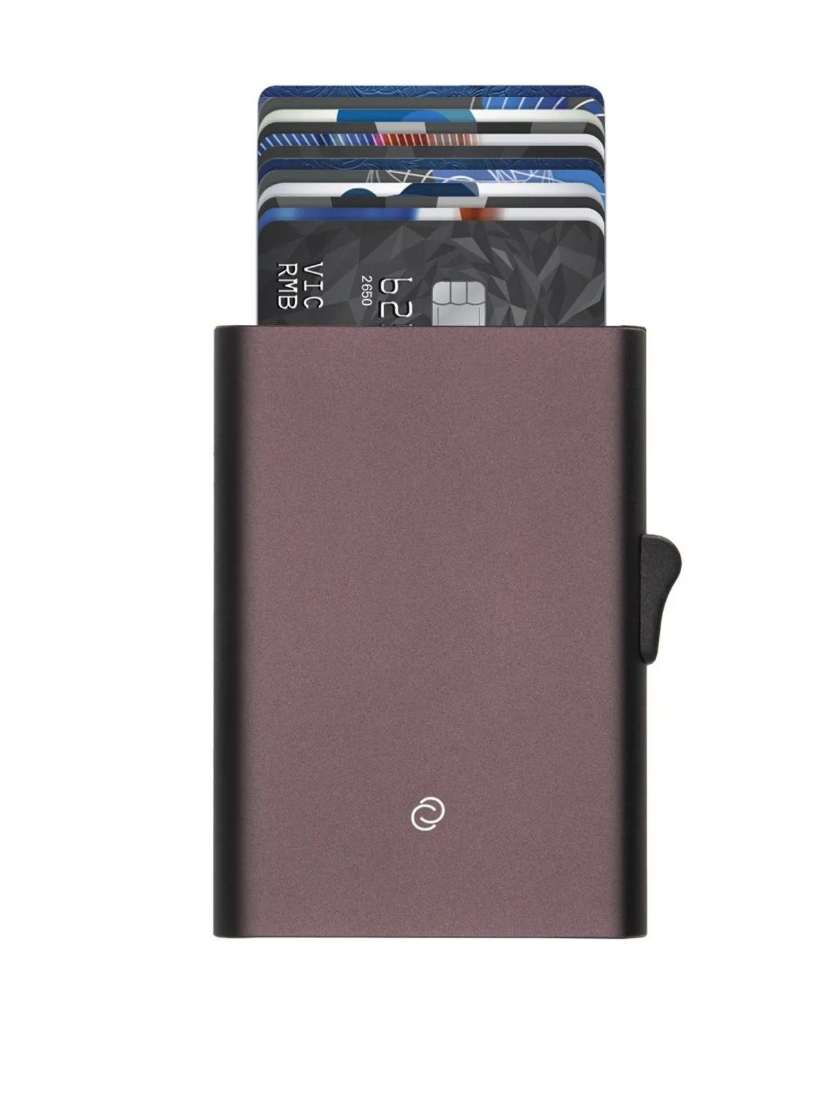 C-Secure XL Aluminium RFID Cardholder Brown