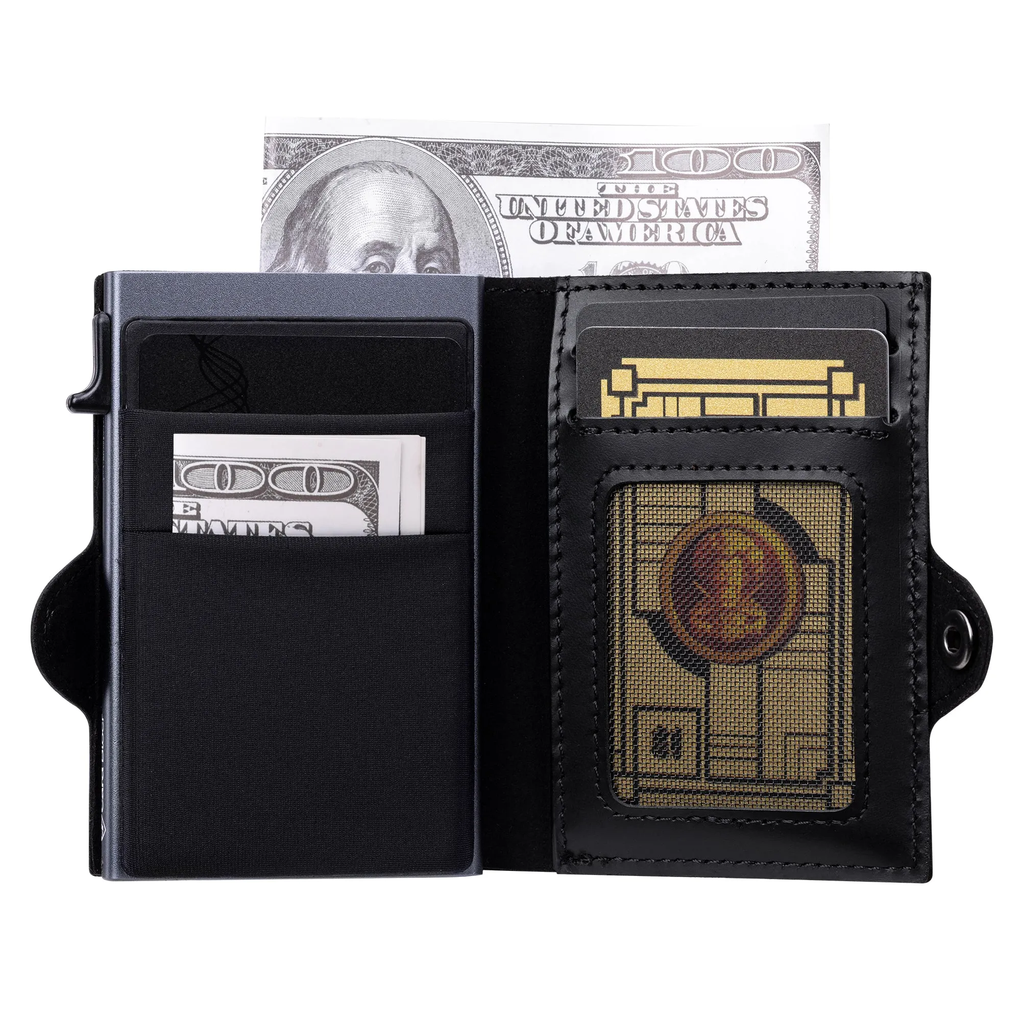 Card Blocr Magnetic iPhone Wallet - Pop Up Magsafe Wallet, Thin Metal Card Holder for iPhone 15/14/13/12 Series - LIFETIME GUARANTEE