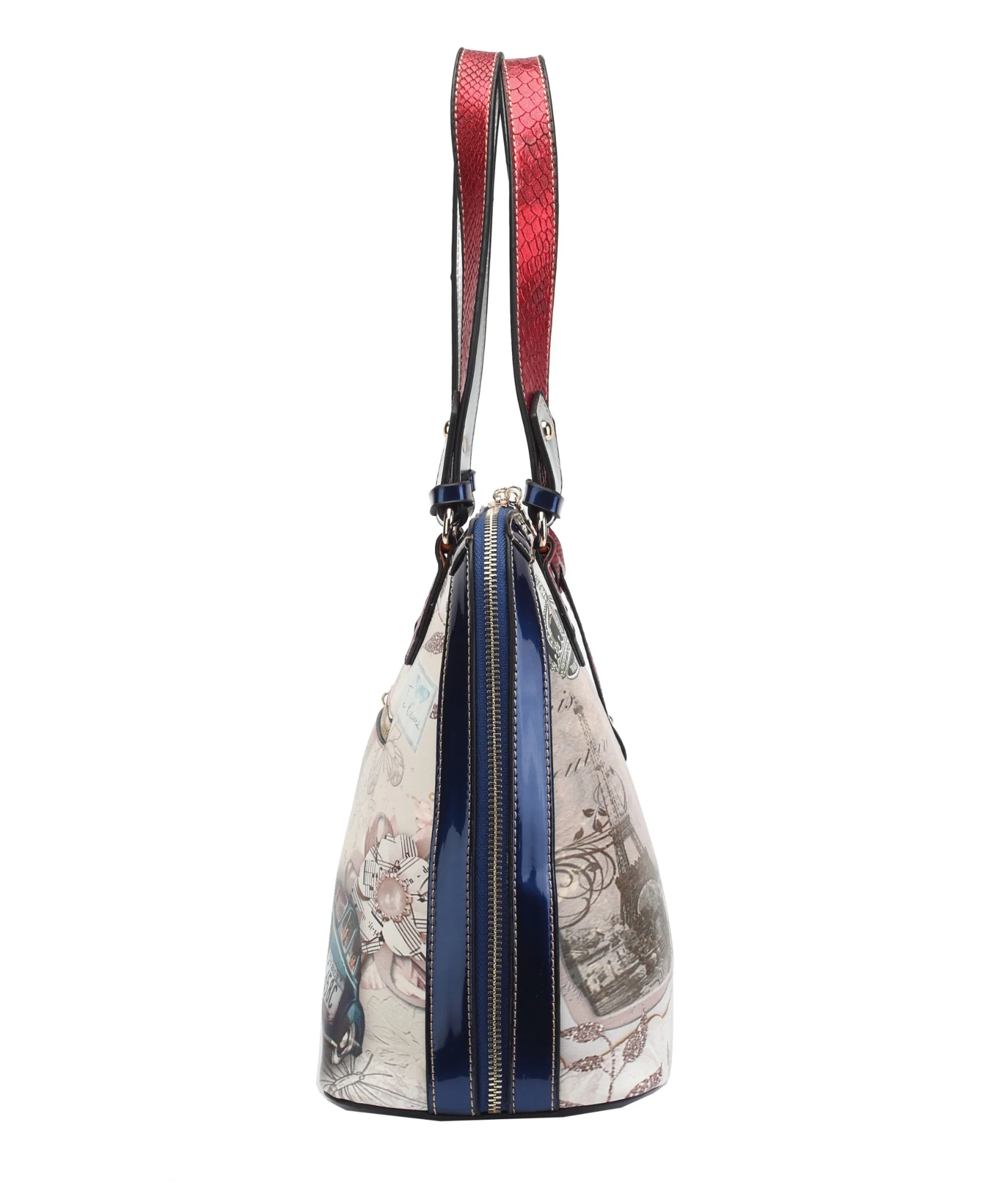 Center Stage Designer Vegan Vintage Hollywood Handbag [FG8610]