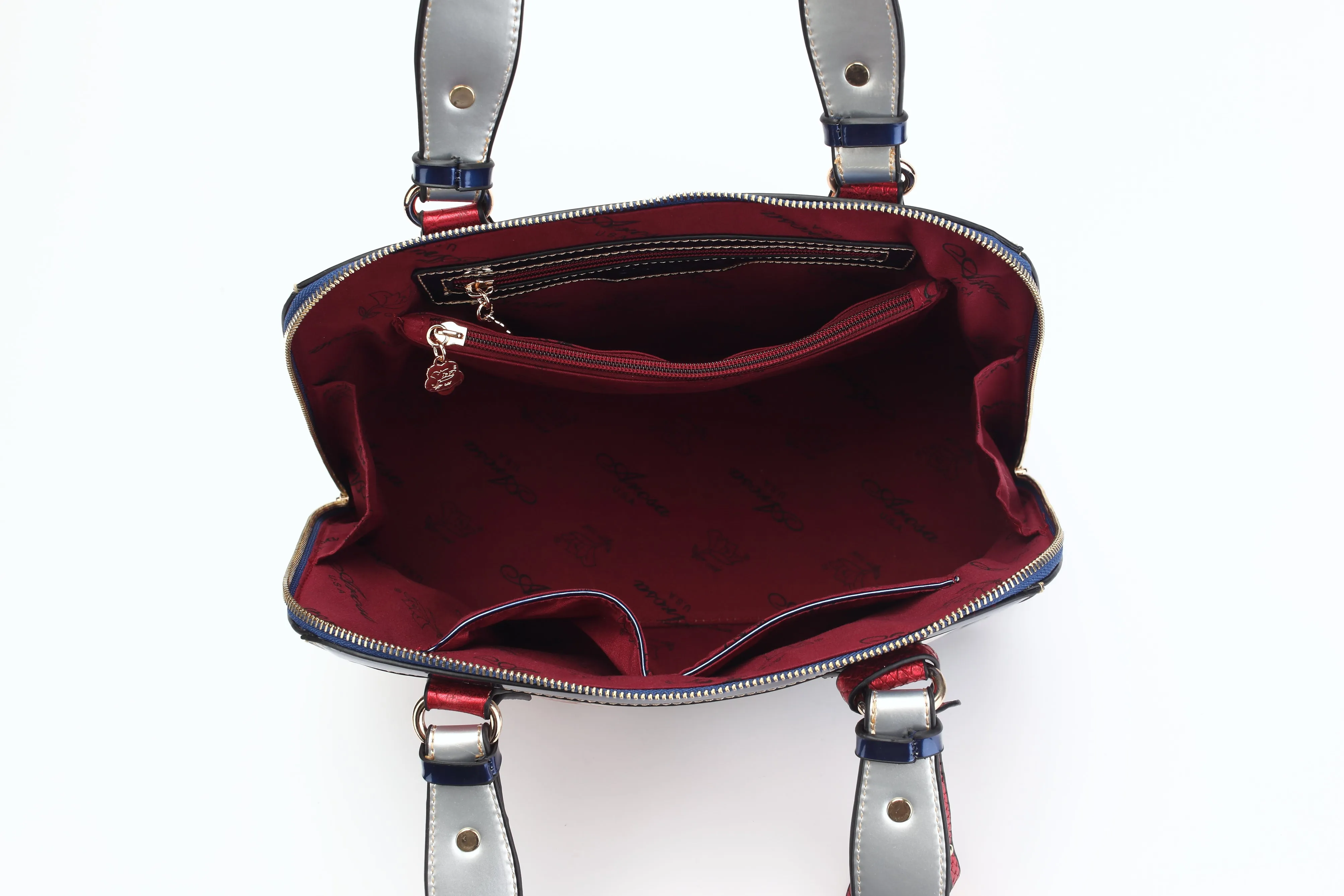 Center Stage Designer Vegan Vintage Hollywood Handbag [FG8610]