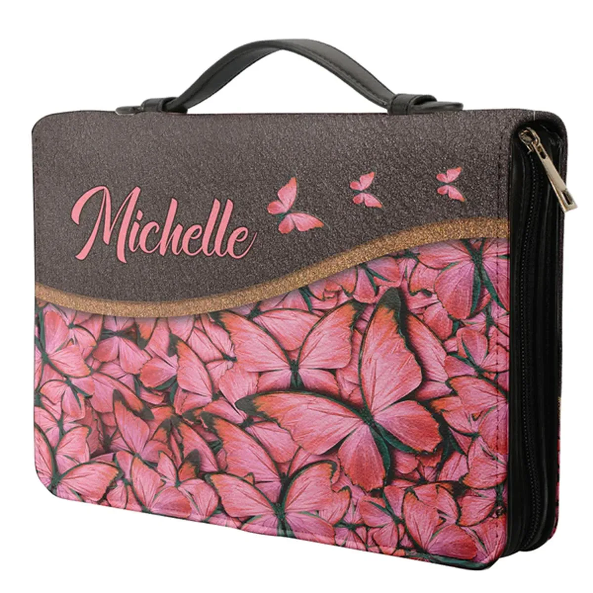 Christianartbag Bible Cover, Floral Faith Bible Cover with 'Way Maker' Lyrics, CABBBCV03010823.