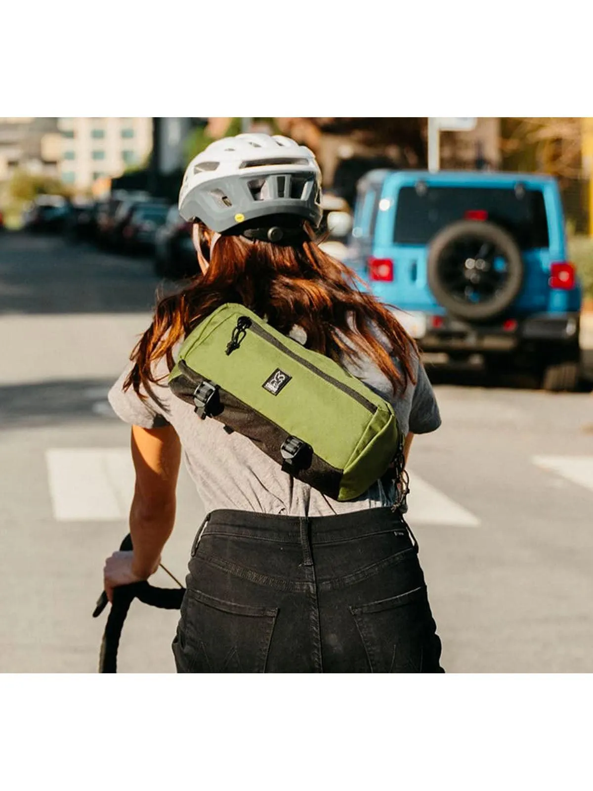 Chrome Industries Mini Kadet Sling Bag Olive Branch