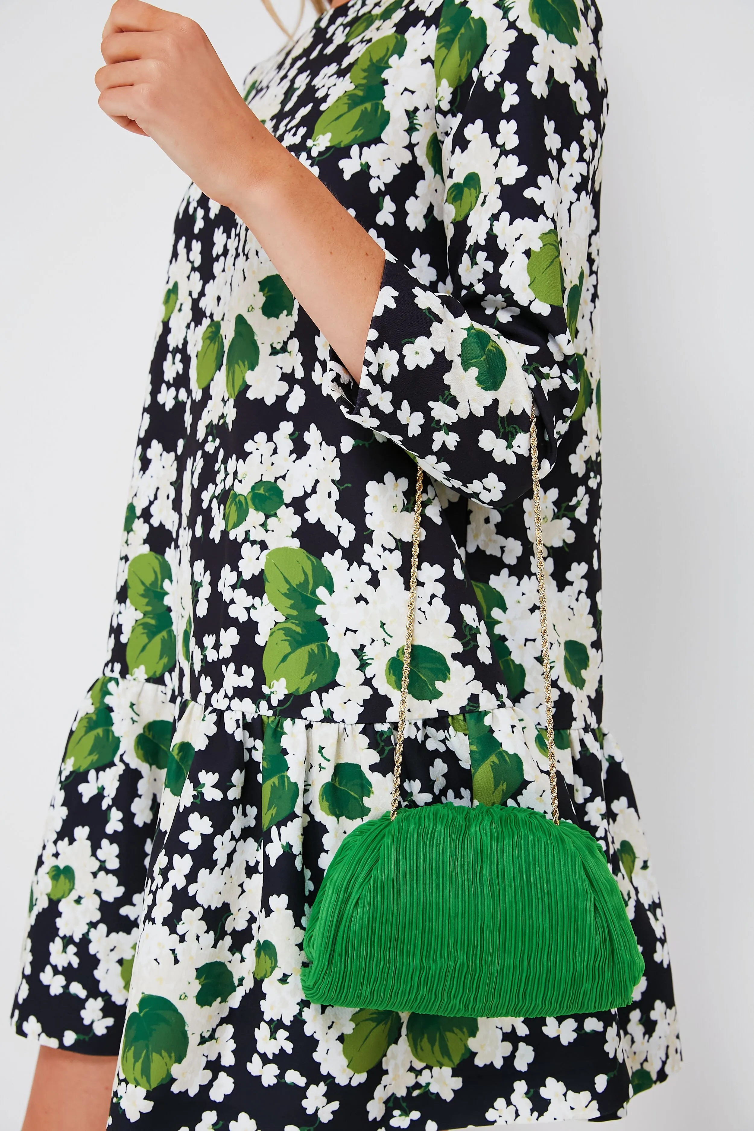 Clover Bailey Pleated Clutch