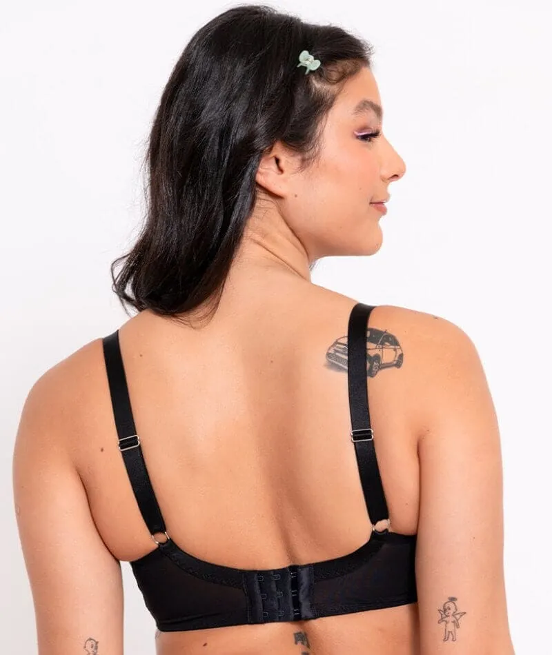 Curvy Kate Stand Out Scooped Plunge Bra - Black Multi