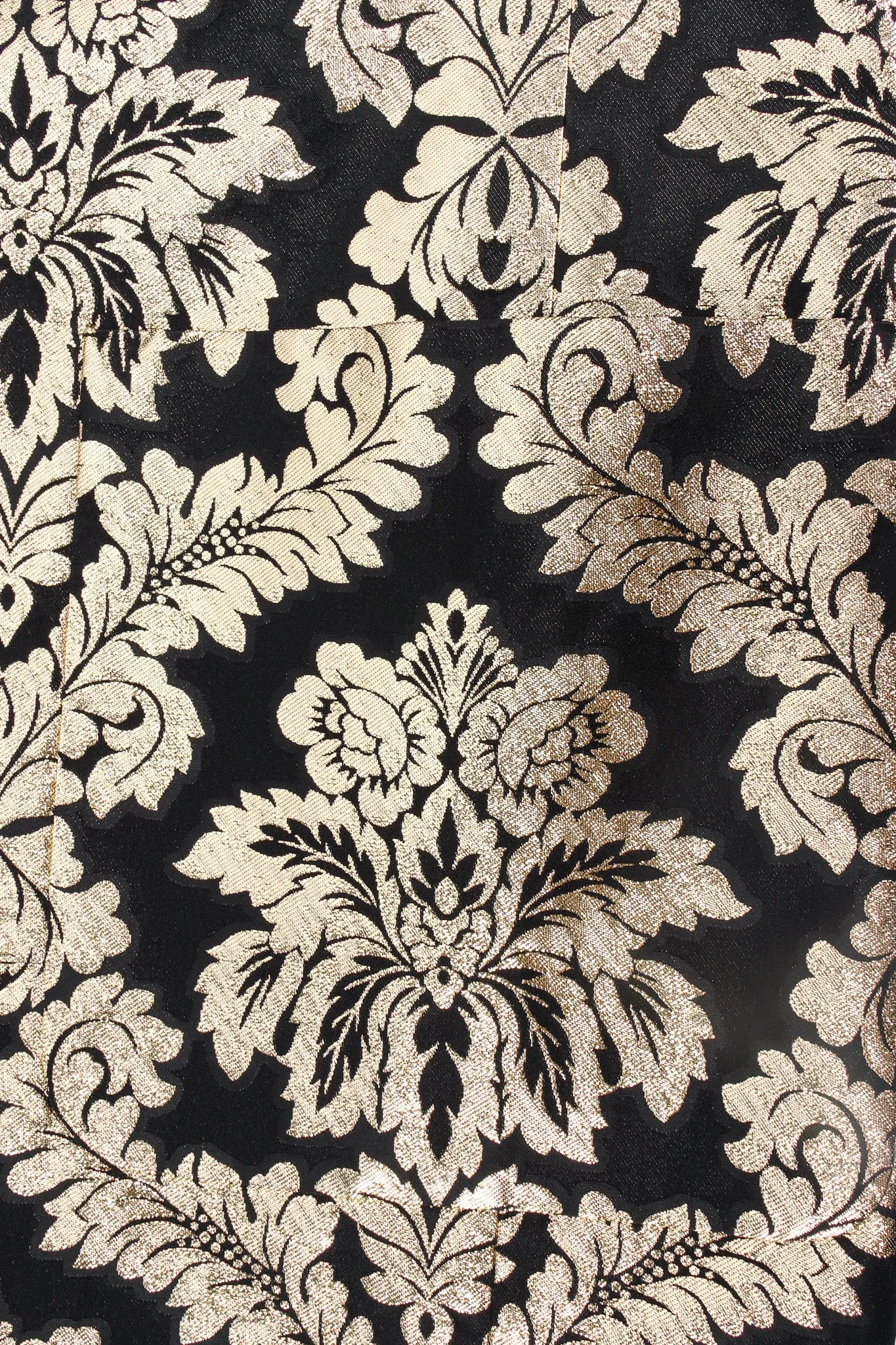 Damask Floral Lamé Coat