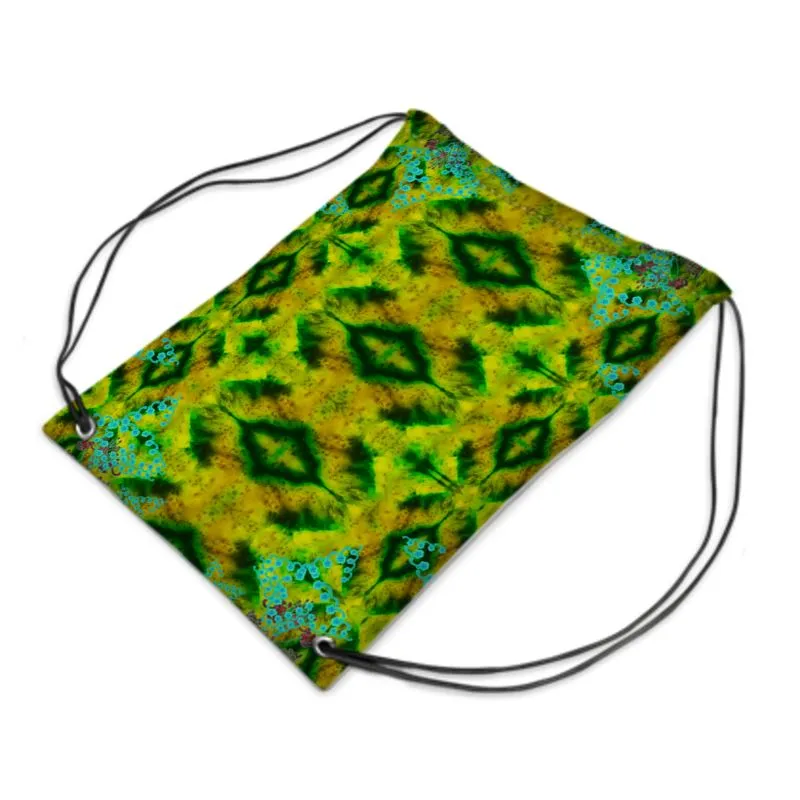 Drawstring Waterproof Bag (WindSong Flower) RJSTH@Fabric#10 RJSTHS2021 RJS