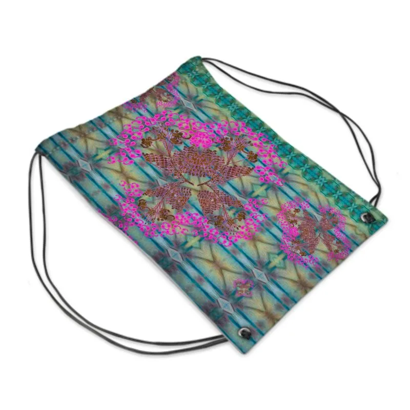 Drawstring Waterproof Bag (WindSong Flower) RJSTH@Fabric#9 RJSTHS2021 RJS