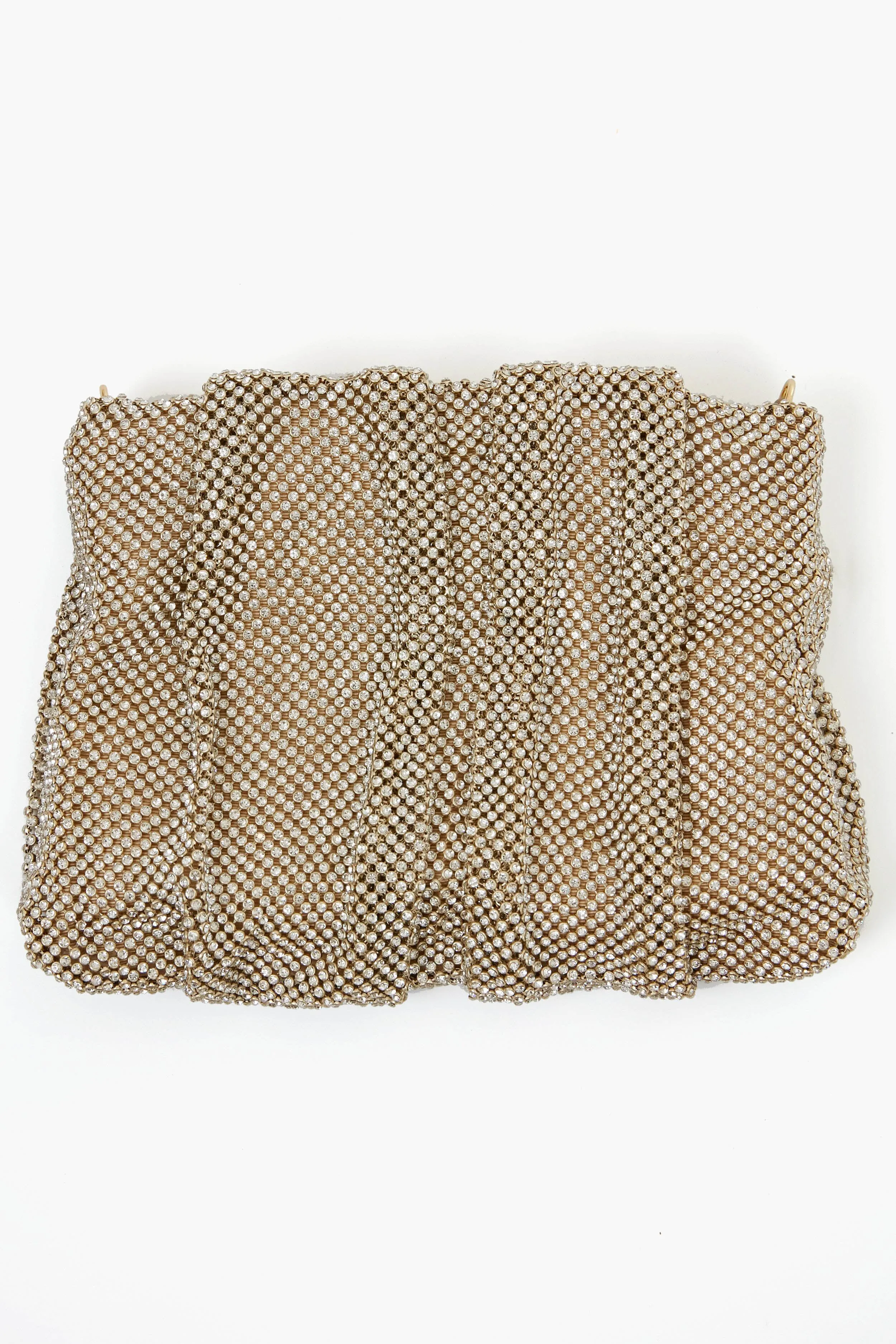 Gold Diamante Ember Clutch