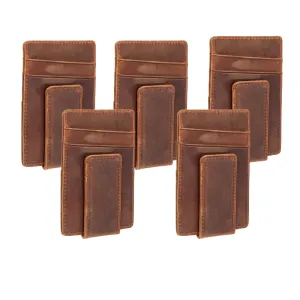 Groomsmen Set - Personalized Leather Money Clip's for Groomsmen