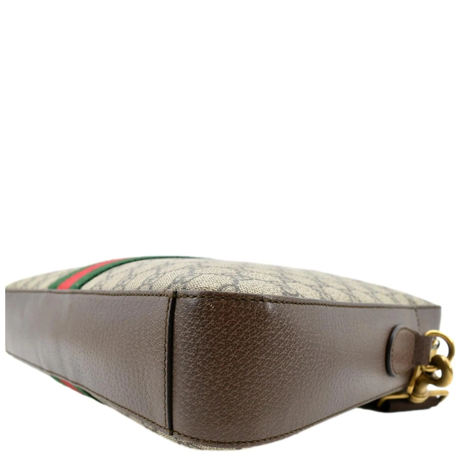GUCCI Ophidia Soft GG Supreme Canvas Leather Briefcase Shoulder Bag Beige 574793