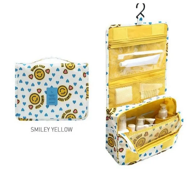 Hanging Travel Cosmetic Bag Women Zipper Make Up Bag Polyester High Capacity Makeup Case handbag Organizer Storage Wash Bath Bag