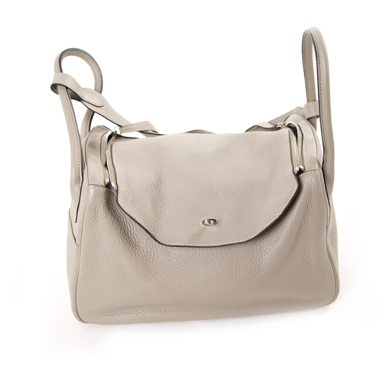 Hermès Lindy 34 Gris Clemence