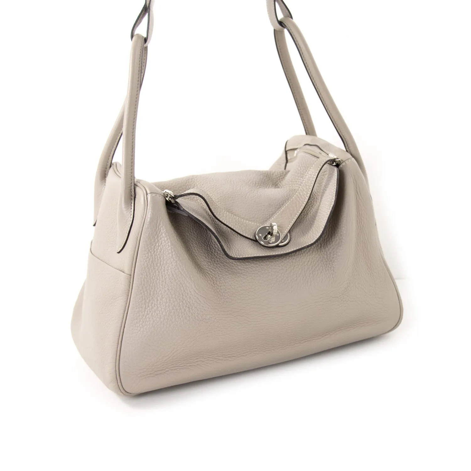 Hermès Lindy 34 Gris Clemence