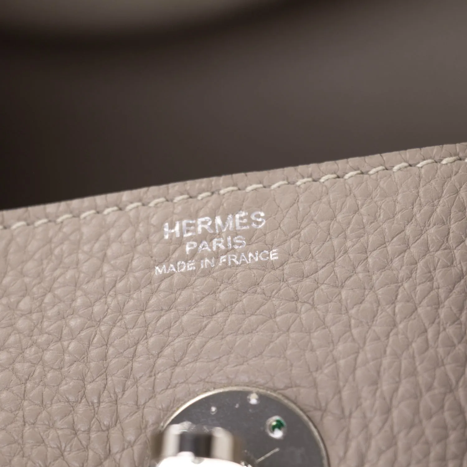 Hermès Lindy 34 Gris Clemence