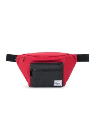 Herschel Seventeen Hip Pack Barbados Cherry Black Crosshatch 3.5L