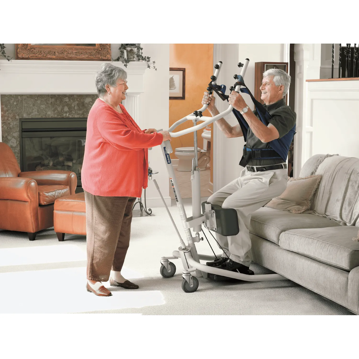 Invacare GET-U-UP Hydraulic Stand Assist (Sit-to-Stand) Patient Lift 350lb