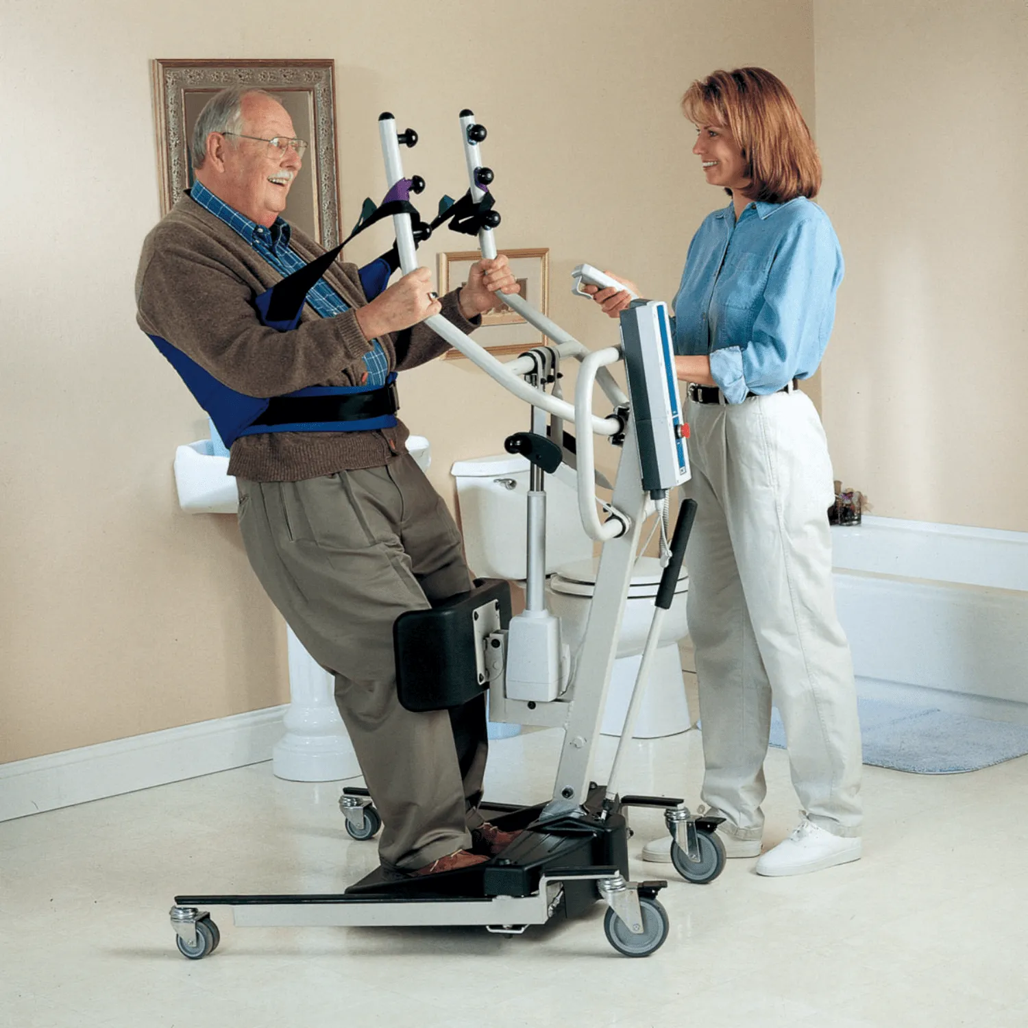 Invacare Reliant 350 Electric Stand Asisst (Sit-to-Stand) Patient Lift 350lb