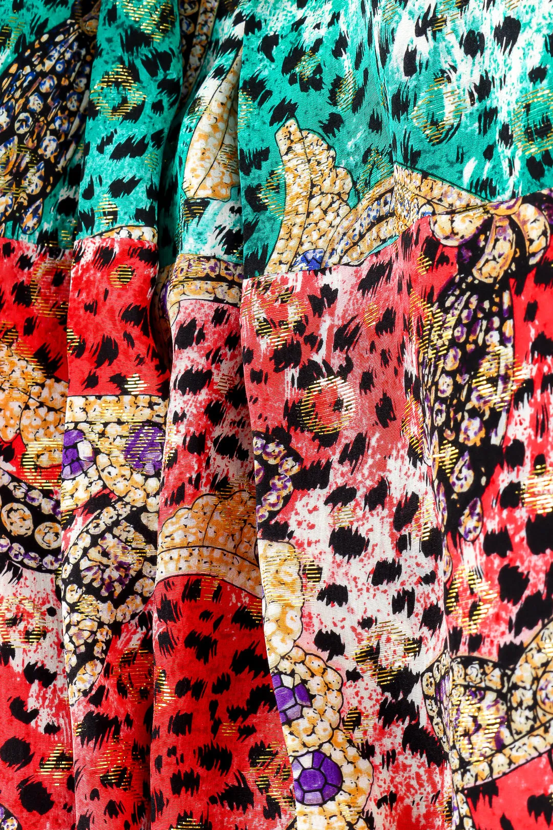Jewel Animal Print Dress