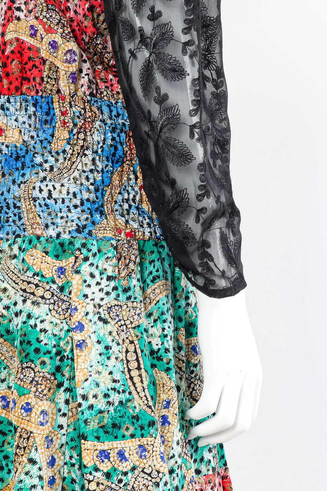 Jewel Animal Print Dress