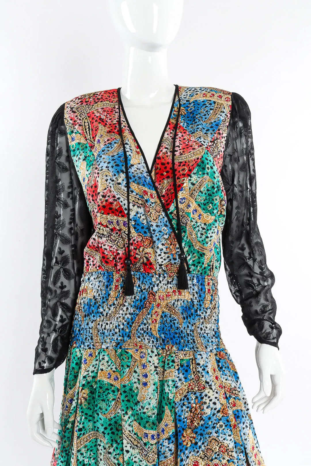 Jewel Animal Print Dress