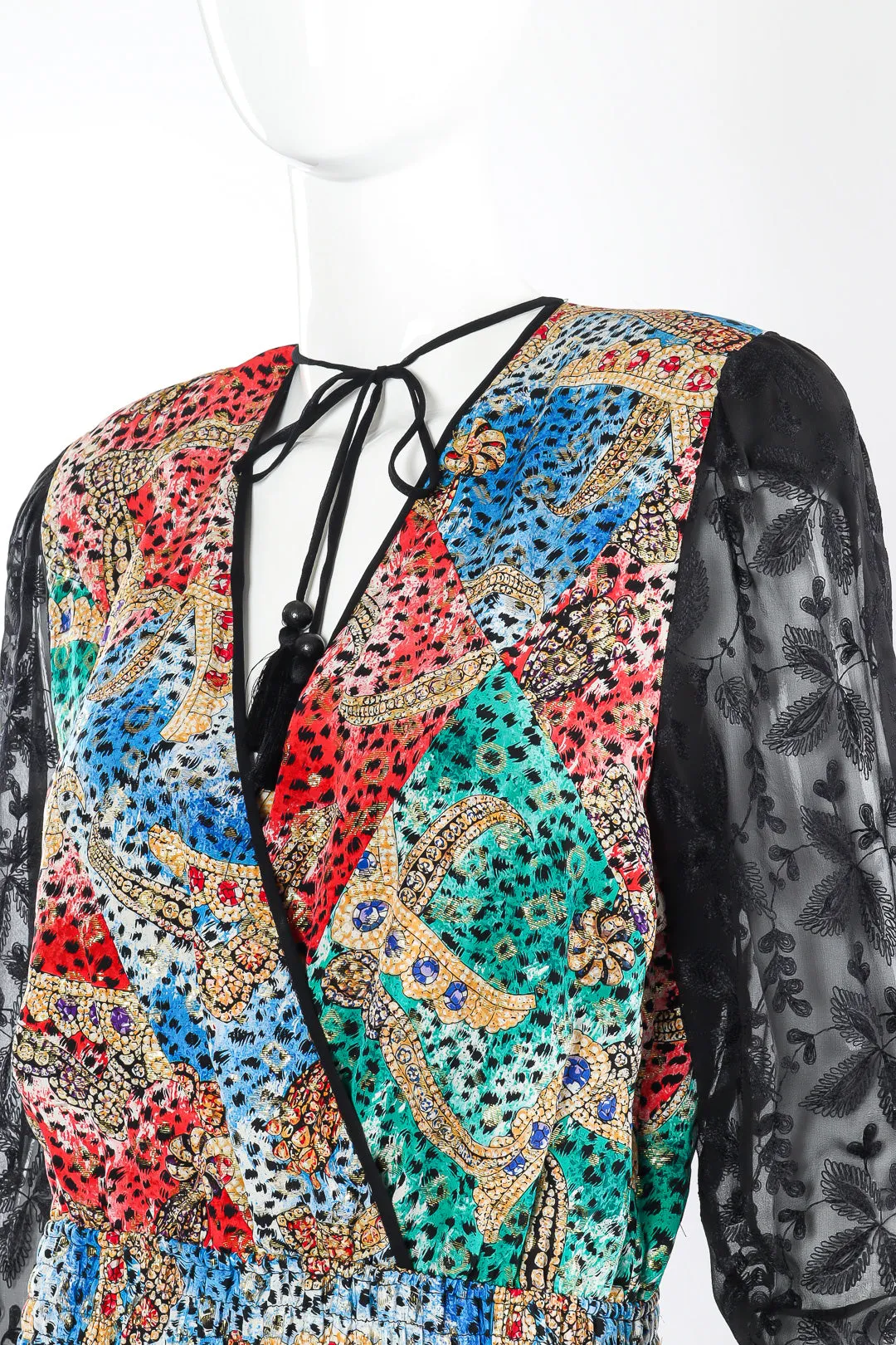Jewel Animal Print Dress