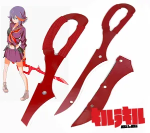 Kill La Kill Anime Ryuko Matoi Half Rending Scissor  Blade-Red/Semi