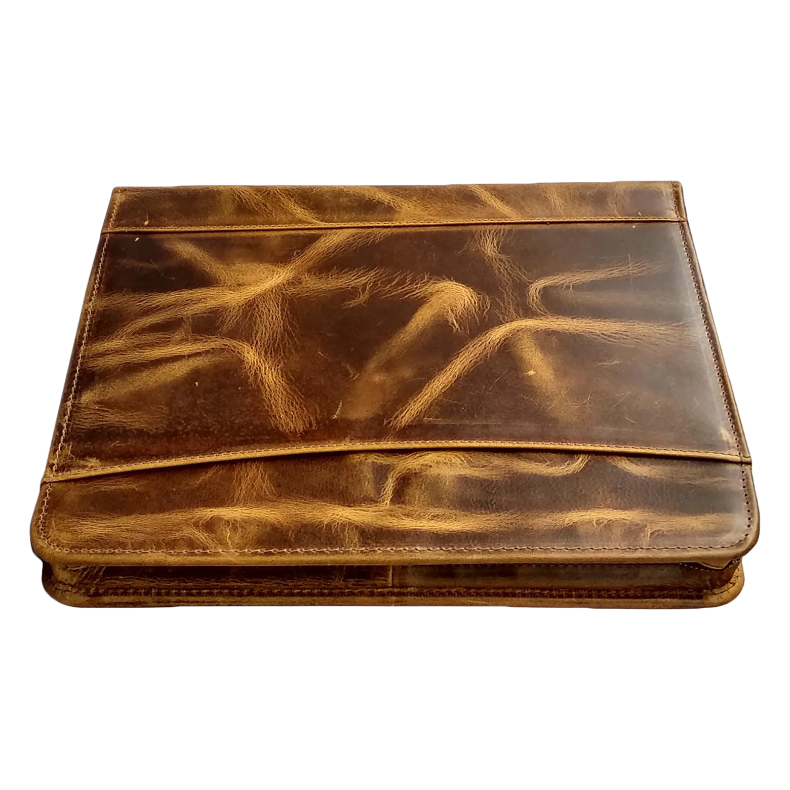 Kingsman Business Leather Padfolio (Antique Brown)
