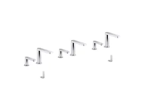 KOHLER K-181031-BC1 Composed Touchless lavatory faucets and soap dispensers with Kinesis sensor technology, AC-powered, 0.5 gpm