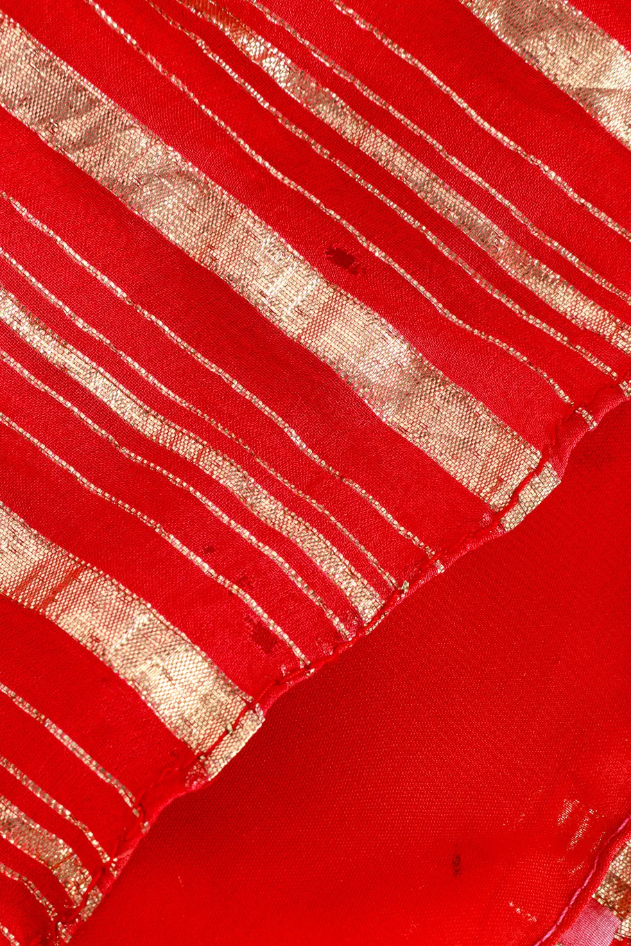 Lamé Striped Maxi Dress