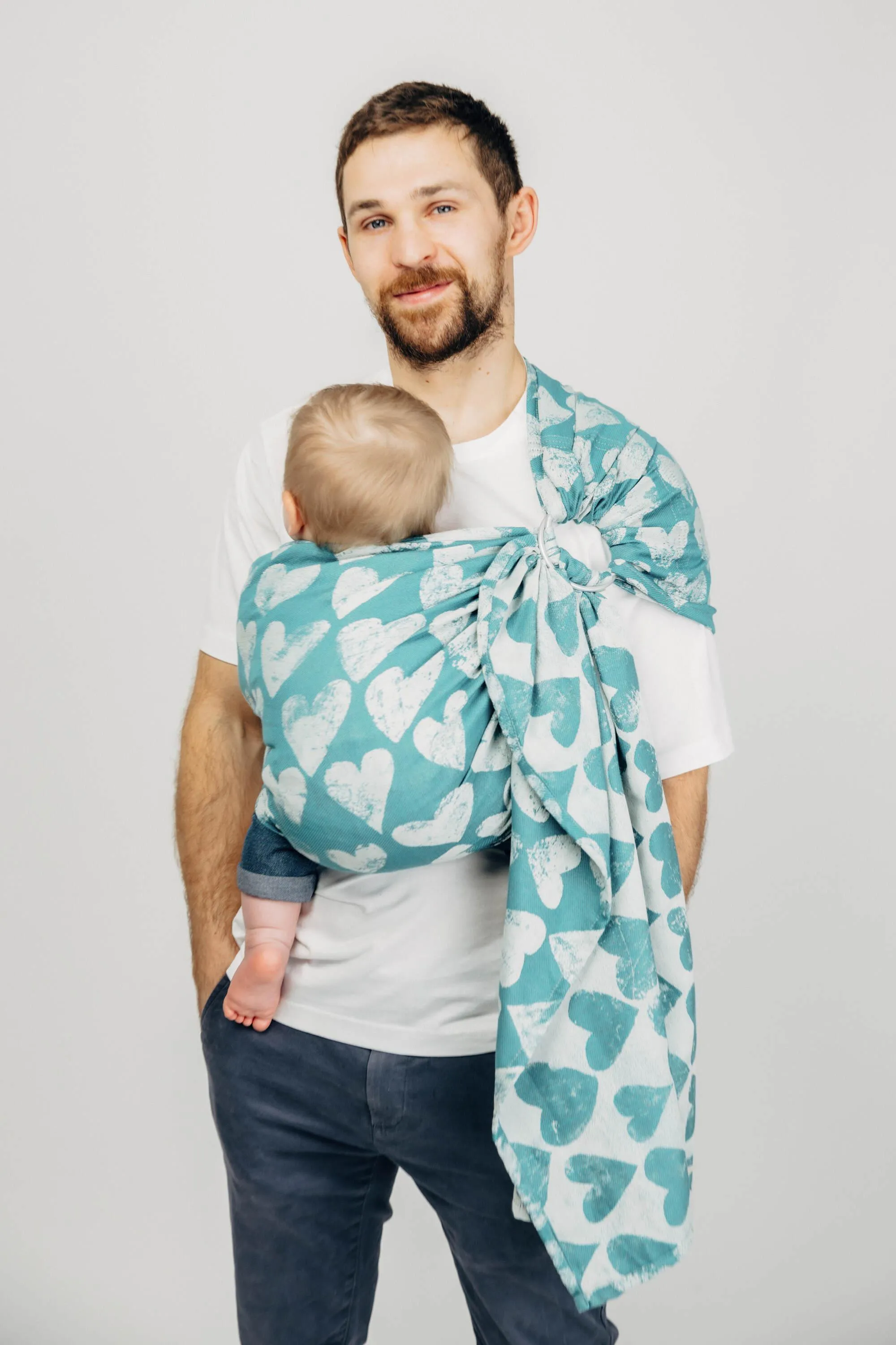 LennyLamb Ring Sling With Gathered Shoulder Lovka Petite Boundless