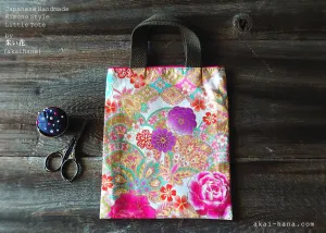 Little Tote, Kimono Floral Pink, tbls0012