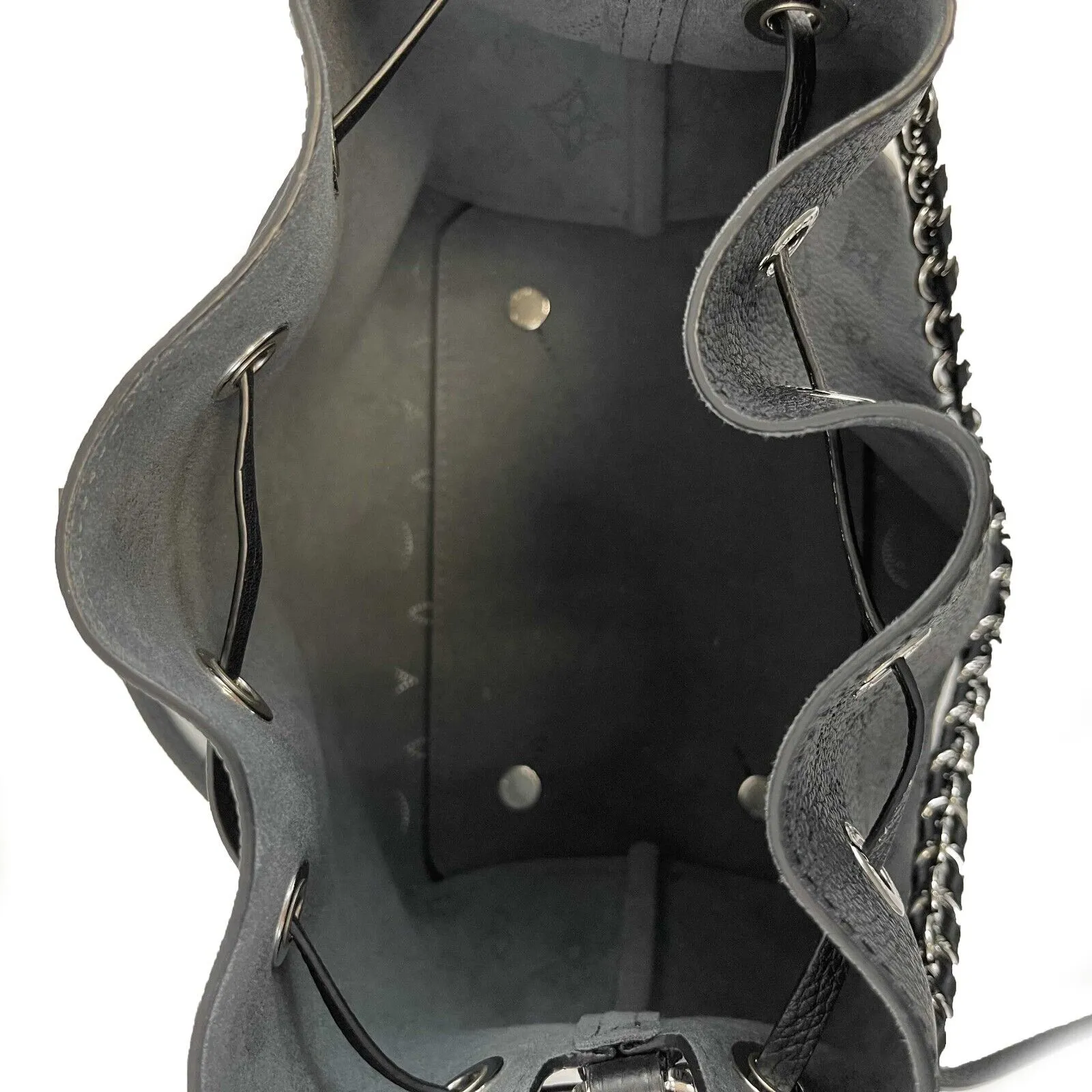 Louis Vuitton - Bella Mahina Noir - Black Leather W/ Pouch / Shoulder Strap