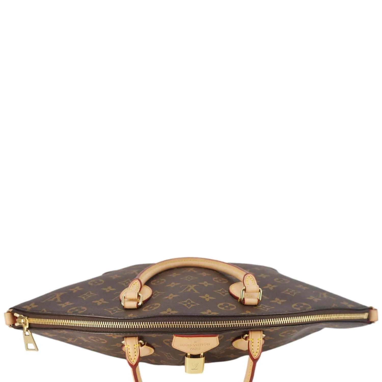 LOUIS VUITTON Boetie MM Monogram Canvas Shoulder Bag Brown
