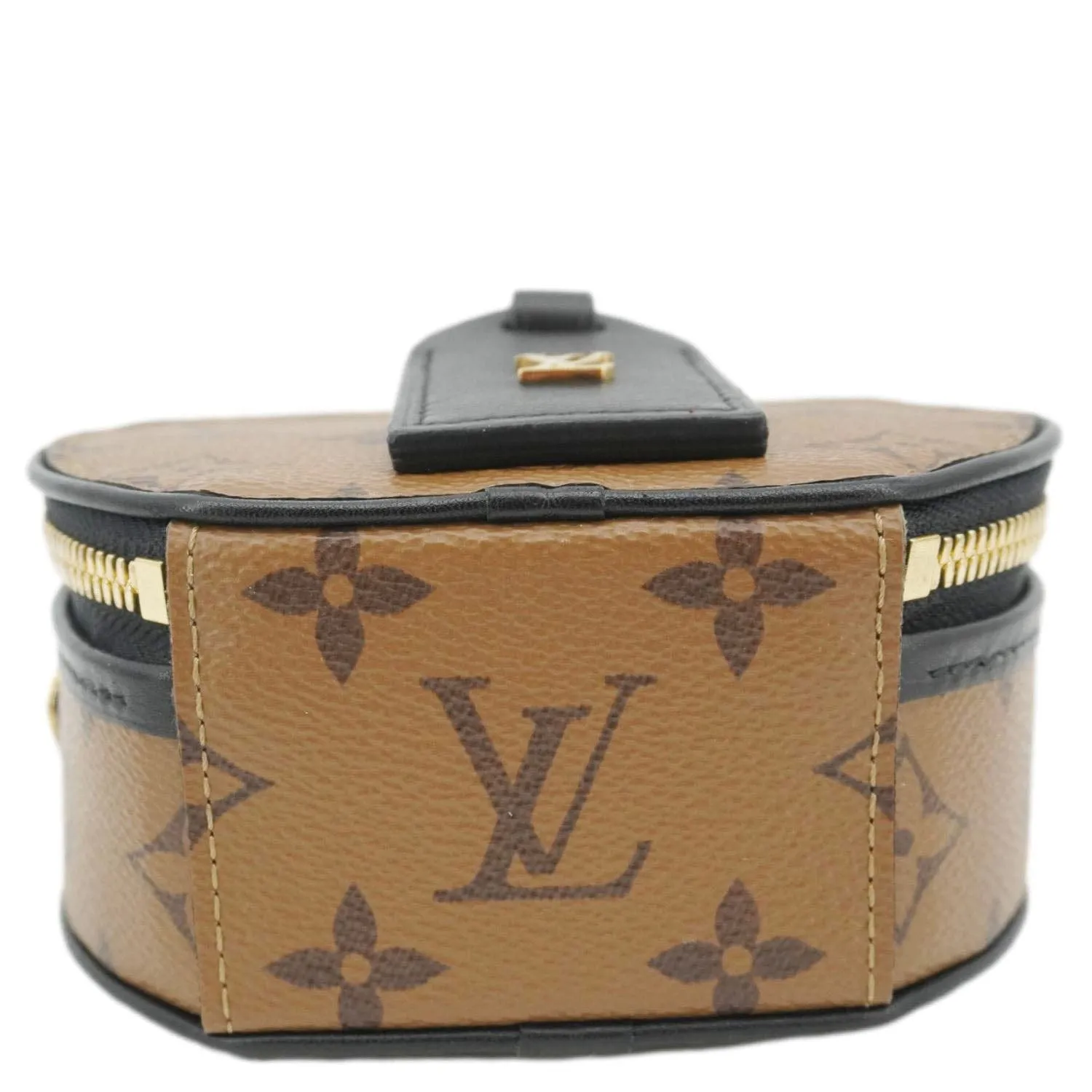 LOUIS VUITTON Mini Boite Chapeau Reverse Monogram Canvas Shoulder Bag Brown